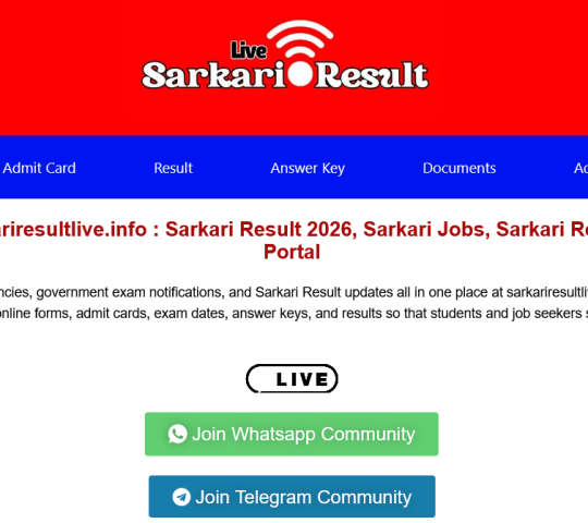Sarkari Result Sarkari Result
